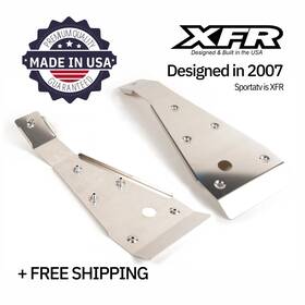 Extreme Fabrication Racing - Xfr Fp202/sp202 Full Chassis Glide And Swing Arm Skid Plate Gaurd Combo Yamaha Warrior 350