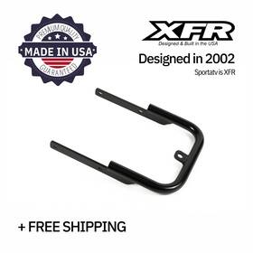 Gb101-mbk Extreme Fabrication Racing - Xfr Aluminum Rear Grab Bar Honda Trx250r 250r 1986-87 Matte Black