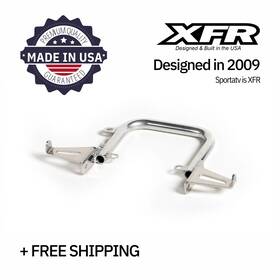 Gb206c-pol Extreme Fabrication Racing - Xfr Aluminum Rear Grab Bar Yamaha Yfz450r Yfz450x 2009-2018