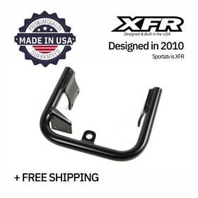 Gb802-mbk Extreme Fabrication Racing - Xfr Aluminum Rear Grab Bar Drr90 Fits All Years Matte Black