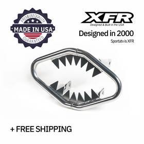 Extreme Fabrication Racing - Xfr Js204-pol Yamaha Raptor 660 2001-2005 Jaws Aluminum Front Bumper