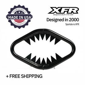 Extreme Fabrication Racing - Xfr Js301-hg Suzuki Ltz400 Kfx400 Jaws Aluminum Front Bumper Gloss Black