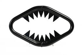 Extreme Fabrication Racing - Xfr Js604-hg Jaws Aluminum Front Bumper Kawasaki Kfx450r Kfx 450r Gloss Black