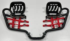 Extreme Fabrication Racing - Xfr Ps100-mbk-web Trx250x 2006-2023 Pro Peg Ii Nerf Bars With Heel Guards Made In The Usa