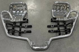 Extreme Fabrication Racing - Xfr Ps100-pol-web Trx250x 2001-2023 Pro Peg Ii Nerf Bars With Heel Guards Made In The Usa