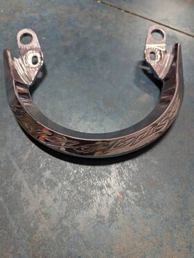 Fm-mt332-cd1-logo Finestmotor Grab Bar For Suzuki Hayabusa Gsx1300r 2008 Rear Passenger Handle Rail Chrom