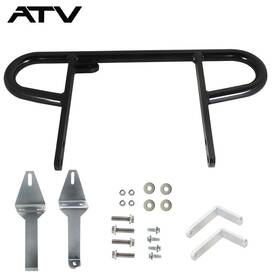 199-t2-b Genrics Rear Wide Grab Bar Bumper Carrier Black For 2004 Yamaha Yfz450