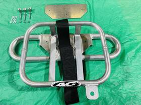 07-7076a Honda Ac Racing Aluminum Cooler Rack With Wide Grab Bar Trx400ex/x 1998 To 2014