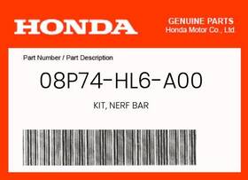 08p74-hl6-a00 Honda Genuine Kit Nerf Bar -