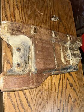 Honda 50355-964-670 1984 Atc 250r Oem Rear Swing Arm Skid-plate