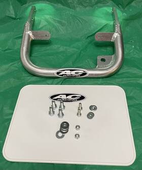 65698 Honda Ac Racing Aluminum Dropped Rear Grab Bar Trx450 Trx 450 2004 - 2005