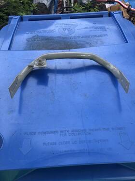 81200-hn6-000za Honda 2004 Trx 250ex Passenger Grab Bar Handle