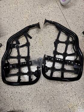 243001-01 Houser Racing Pro Bounce Nerf Bars Black Yamaha Yfz450r Yfz 450r 450x All