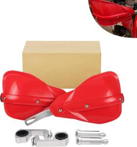 151400022 Jfg Racing Motorcycle Hand Guards 7/8 Inch And 1 1/8 Brush Handlebar Dirt Red