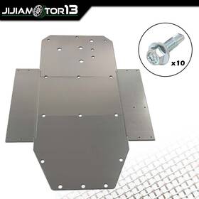 J-03rpc7101agy Jijiamotor13 3/16 Inch Aluminum Skid Plate Heavy Duty Fit For 2008-2014 Polaris Rzr Rzr-s 800