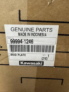 99994-1246 Kawasaki Klx230 New Oem Skid Plate #99994-1246