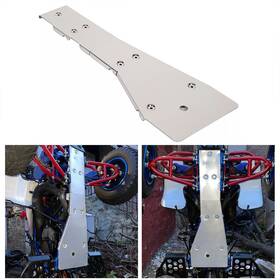Roca000006025 Kojem Silver Ball Burnished Aluminum Plate Skid For Yamaha Banshee Yfz 350 87-06
