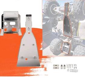 Rocket994 Kojem Full Chassis Glide And Swing Arm Skid Plate Guard Combo For Ltz400 Kfx400 Dvx400