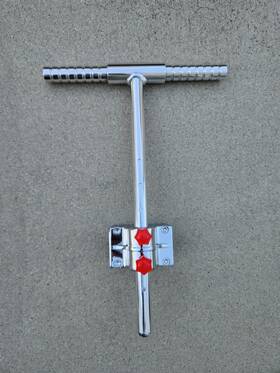 750107 Latest Rage Billet Aluminum Grab Handle Adjustable For 1.5 Inch Tube