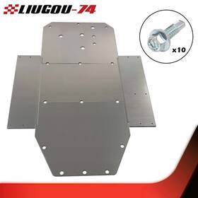 Big35493 Liugou74 Fit For 2008-2014 Polaris Rzr Rzr-s 3/16 Inch Skid Plate Heavy Duty New