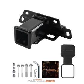 Maxpeedingrods 2ov7bq 2 Inch Steel Hitch Receiver For Kawasaki Teryx Krx 1000 2020 Rear Bolt-on Mount