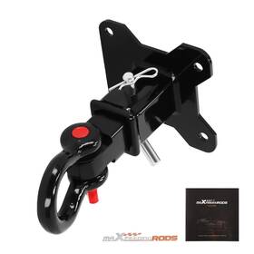5y29fz Maxpeedingrods Towing Receiver Hitch For Polaris Rzr Xp 4 1000 14-25 2 Inch With Shackle Mount Qme