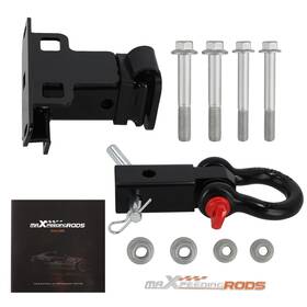 8vodbj Maxpeedingrods 2 Inch Tow Hook With Mounting Bracket Compatible For Kawasaki Teryx Krx 1000