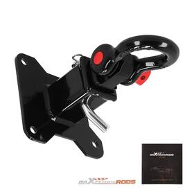 A4uwzk Maxpeedingrods 2 Inch Receiver Tow Hitch For Polaris Rzr Xp 1000 Xp4 14-25 With Shackle Mount