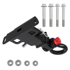Lkti2q Maxpeedingrods Heavy Duty Tow Hitch Mount 2 Inch For Kawasaki Teryx Krx 1000 2020-2024 Black Steel