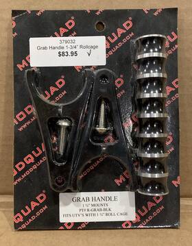379032 Modquad Utv Racing Rollcage Grab Handle Bar 1-3/4 Inch - Black For Polaris Yamaha
