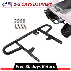Lsot00731 Moonsport 1 X Rear Wide Grab Bar Bumper Back Carrier Fits 04-up Yamaha Yfz450 Atv