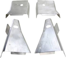 0430-0861 Moose Racing Hard Parts Utv Aluminum Front A-arm Guard Kit 2015-2019 Polaris Rzr General