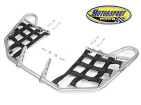 121-66-102-k18 Motorsport Products Bombardier Can Am Ds650 Ds 650 Nerfbars Atv Nerf Bars Silver Bars/black Nets