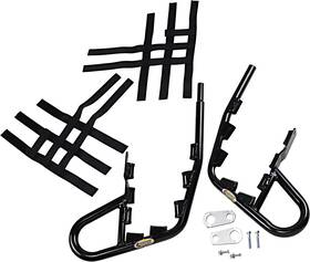 2474-m163526-atv Motorsport Products Ez-fit Nerf Bars-black For 2001-2008 Honda Trx250ex