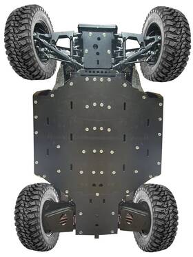 Pep-cfmu1p-skd-blk Pacific Eagle Powersports 2025 Cf Moto Uforce U10 Pro - 1/2 Inch Hdpe Skid Plate