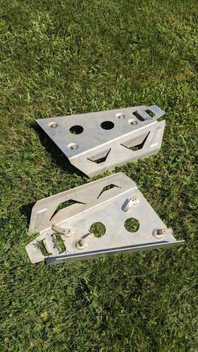 2878467 Polaris Rzr Xp 900 Ranger Aluminum Front A-arm Skid Guard 2011 2012 2013 2014