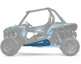 2881586-689 Polaris Rzr- Blue Steel Rock Slider- Oem