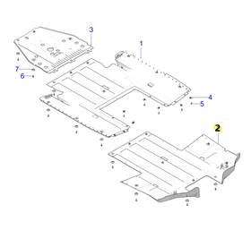 5455706-070 Polaris 20-22 Rzr Skid Plate