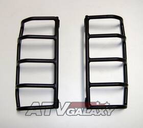 P076042 Pro Armor Black Tail Light Guards / Covers Polaris Ranger 700 Xp 2005-2009