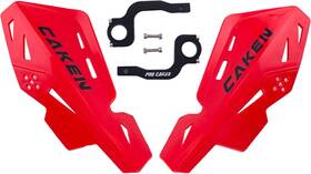 Pro Caken 701213797298 Universal 7/8 Inch 22mm And 1 1/8 28mm Handle Bar Hand Guards Cnc Red