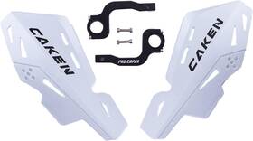 Pro Caken 701213797304 Universal 7/8 Inch 22mm And 1 1/8 28mm Dirt Bike Handguards Cnc White