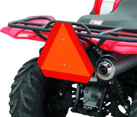 211908 Quadboss Quadoss Atv Safety Emblem - Orange