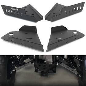 Gzfbhwsgp11-pp Rearace Fit For Yamaha Kodiak 450 2018-2025 Front And Rear A-arm Guards Skidplates
