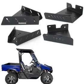 Xihwsgp10-pp Rearace Aluminum Front And Rear A-arm Guards Skidplates Fit For Yamaha Rhino 700 2008-2013