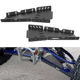 Rearace Xihwsgp15-pp Aluminum Front A-arm Guards Skidplates Fit For Yamaha Warrior 350 1987-2004