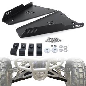 Rearace Xihwsgp16-pp Front A-arm Skidplates Guards Fit For Yamaha Raptor 660r Yfm660r 2001-2005
