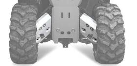24.8103.1-6 Rival Powersports Alloy A-arm Guards Rear #24.8103.1-6 Cfmoto Cforce 600 2020