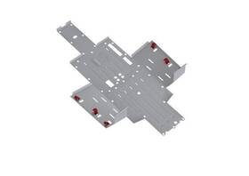 2444.2108.1cp Rival Powersports Alloy Central Skid Plates #2444.2108.1cp For Honda Pioneer 700