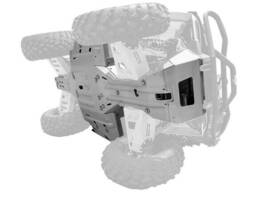 2444.7438.1cp Rival Powersports Alloy Central Skid Plates Polaris Sportsman Touring