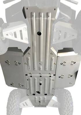 2444.7440.1cp Rival Powersports Alloy Central Skid Plates #2444.7440.1cp Polaris